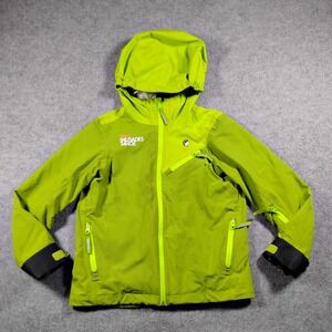 Shred Dog Kids Lime Green Team Palisades Tahoe Waterproof Ski Winter Jacket Sz 8